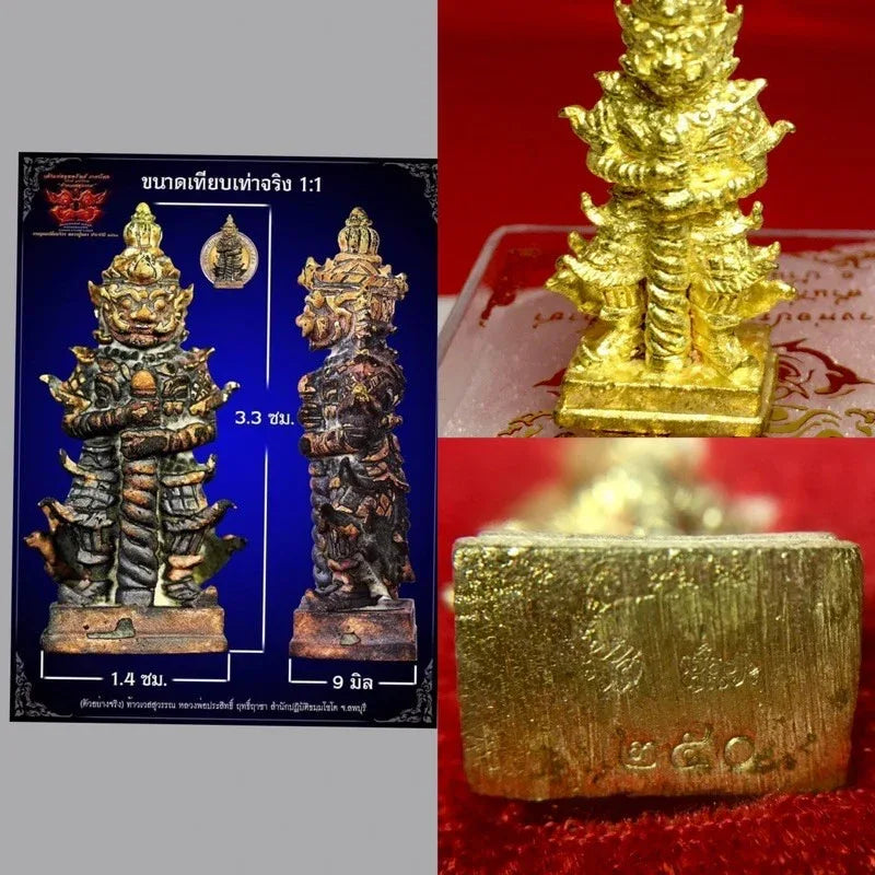 💰 Thao Wessuwan “King of Treasure & Royal Fortune” – Supreme Wealth & Protection Amulet by Luang Phor Prasit (Ritthiracha), Dhamma Choto Sanctuary, Lopburi