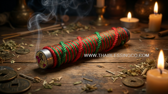 🌀 The Absolute Infatuation Masterpiece: 2.5-Inch "Takrut Mon Maha Long" by Luang Phor Mian – The Ancient Khmer Secret to Total Magnetic Command