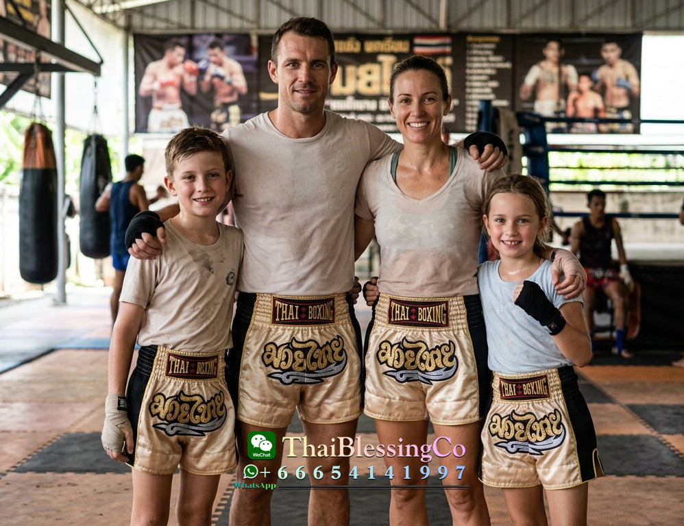 🏮 The Aero-Warrior: Premium Mesh-Tech Muay Thai Shorts – Breathable Side-Panel Satin Trunks, Advanced Ventilation Series, Handcrafted Export Grade for All Ages (Cream-colored Muay Thai shorts)