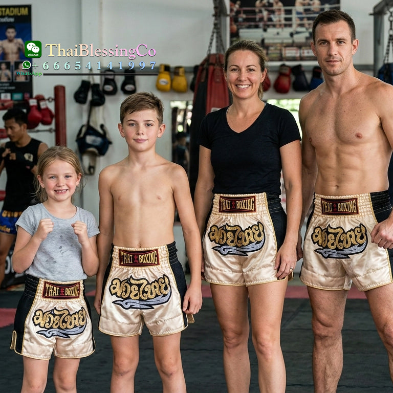 🏮 The Aero-Warrior: Premium Mesh-Tech Muay Thai Shorts – Breathable Side-Panel Satin Trunks, Advanced Ventilation Series, Handcrafted Export Grade for All Ages (Cream-colored Muay Thai shorts)