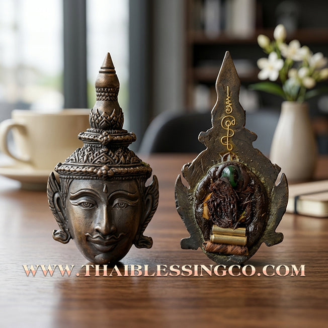 ✨ 👑 The Alchemical Sovereign: Sacred 'Nawa Loha' Petch Payatorn Head by Luang Pu In (2014 Edition) – The Ultimate Masterpiece for Supreme Authority, Irresistible Charisma, and Elite Prosperity 👑 ✨