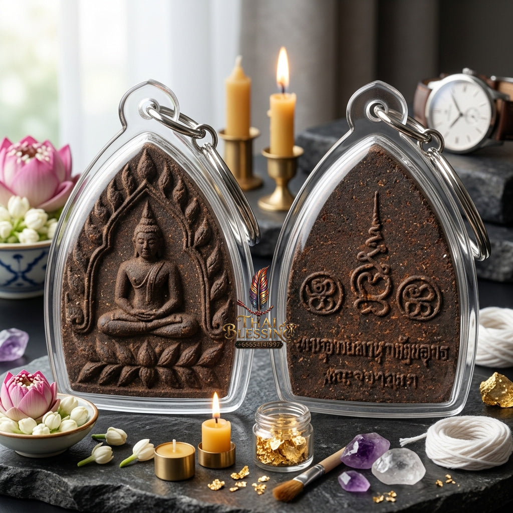 ✨ [The Alchemy of Infinite Wealth] Sacred "Phra Chao Sua" (Tycoon Buddha) – Blessed with "Ya Chindamani" (The Wish-Fulfilling Alchemical Powder) – Master-Blessed by Phra Ajarn Sanya, Wat Klang Bang Kaeo (2012)