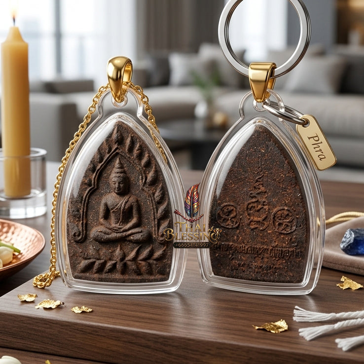 ✨ [The Alchemy of Infinite Wealth] Sacred "Phra Chao Sua" (Tycoon Buddha) – Blessed with "Ya Chindamani" (The Wish-Fulfilling Alchemical Powder) – Master-Blessed by Phra Ajarn Sanya, Wat Klang Bang Kaeo (2012)