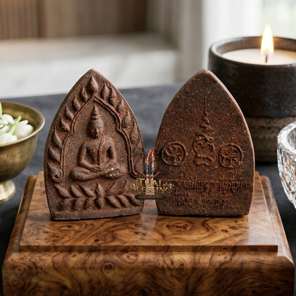 ✨ [The Alchemy of Infinite Wealth] Sacred "Phra Chao Sua" (Tycoon Buddha) – Blessed with "Ya Chindamani" (The Wish-Fulfilling Alchemical Powder) – Master-Blessed by Phra Ajarn Sanya, Wat Klang Bang Kaeo (2012)