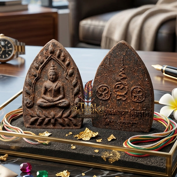 ✨ [The Alchemy of Infinite Wealth] Sacred "Phra Chao Sua" (Tycoon Buddha) – Blessed with "Ya Chindamani" (The Wish-Fulfilling Alchemical Powder) – Master-Blessed by Phra Ajarn Sanya, Wat Klang Bang Kaeo (2012)