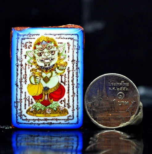 👹 The Azure Alchemist: Phaya Sihuhata "Overflowing Riches" Locket (Sky Blue Edition) - Kruba Khamfan 2026