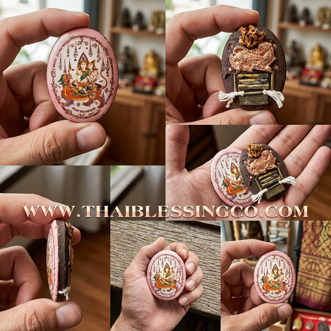 ✨ 💖 The Celestial Enchanter: Sacred Pink-Aura 'Petch Payatorn' Divine Locket by Luang Pu In (2015 Edition) – The Ultimate Masterpiece for Irresistible Charisma, Romantic Success, and Miraculous Popularity 💖 ✨