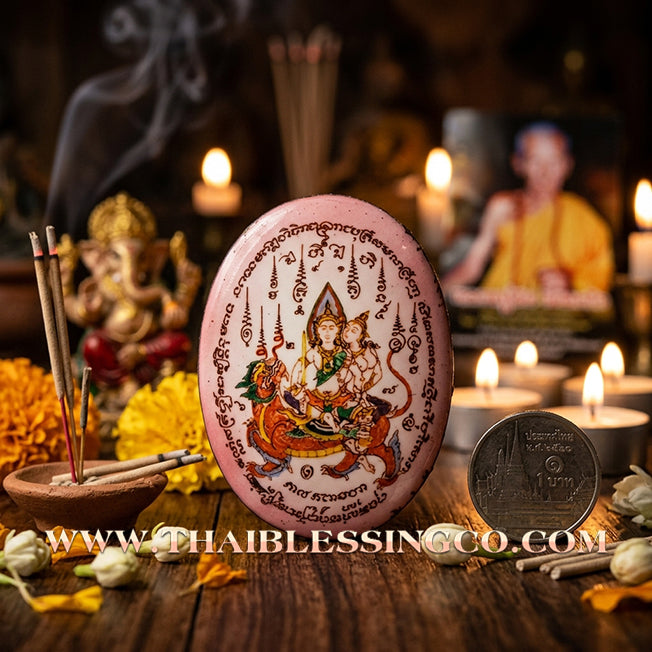 ✨ 💖 The Celestial Enchanter: Sacred Pink-Aura 'Petch Payatorn' Divine Locket by Luang Pu In (2015 Edition) – The Ultimate Masterpiece for Irresistible Charisma, Romantic Success, and Miraculous Popularity 💖 ✨