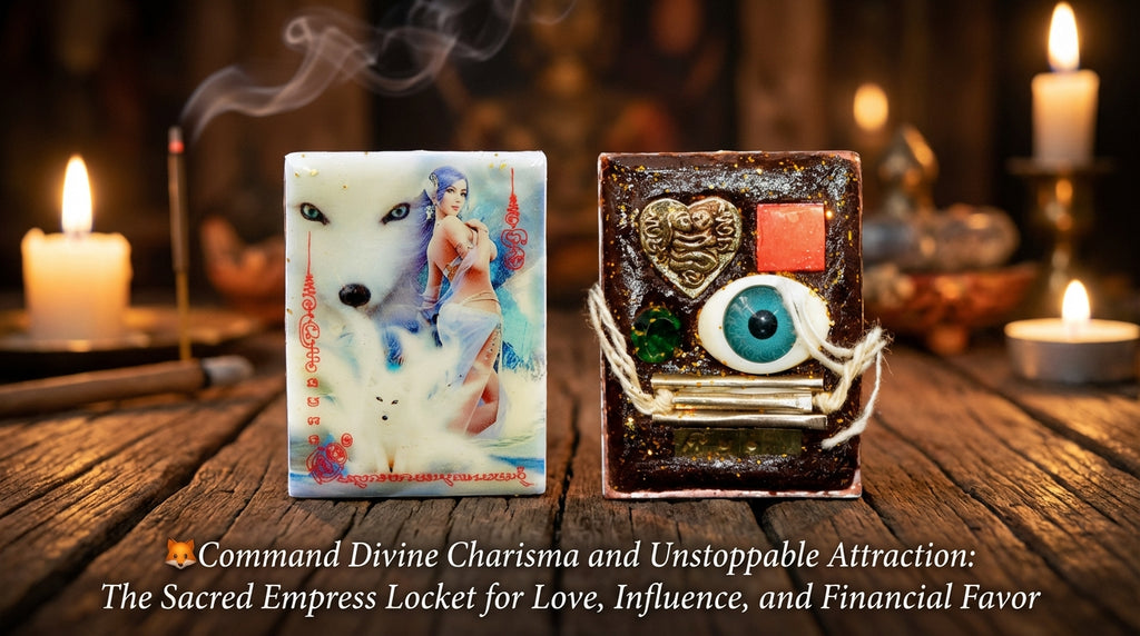 🦊 The Celestial Enchantress: 2025 "Nine-Tailed Fox" Empress Locket – Masterpiece by Luang Pu In, Klong Khee Lek Monastery - 