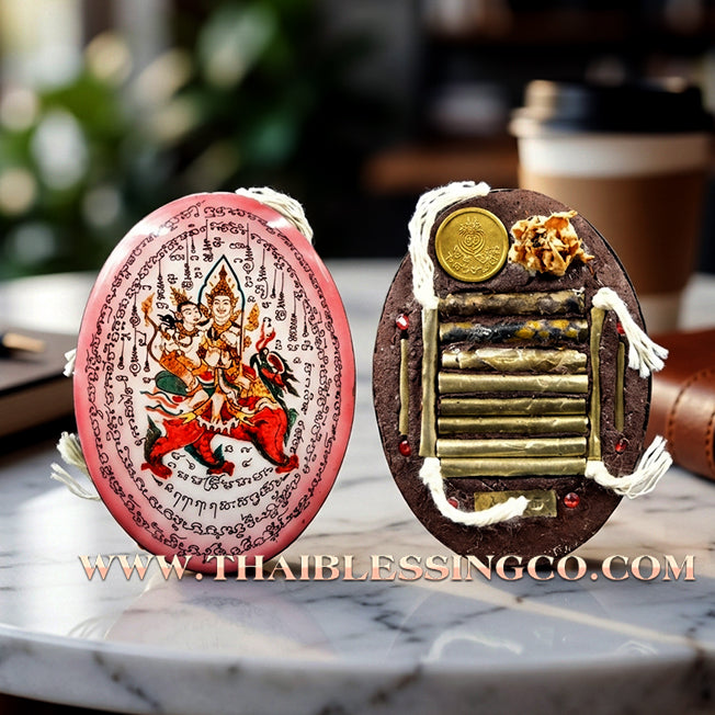 ✨ 🌸 The Celestial Seducer: Sacred 'Pink Edition' Phet Phayathorn Locket by Luang Pu In (2015 Masterpiece) – The Ultimate Icon for Supreme Charisma, Irresistible Attraction, and Divine Mercy 🌸 ✨