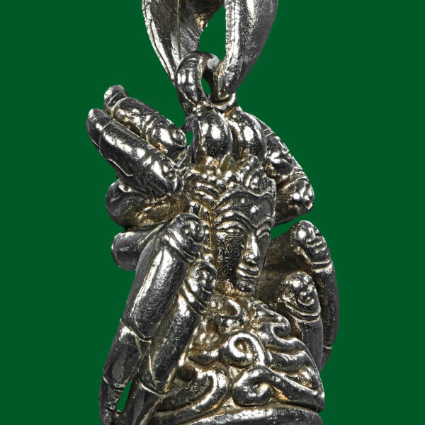 🕷️ The Celestial Weaver: Narayana 8-Armed Wealth Spider – Rare "Satang Kru" Silver Edition by Tu Chao Pu Wa Ling (2025)