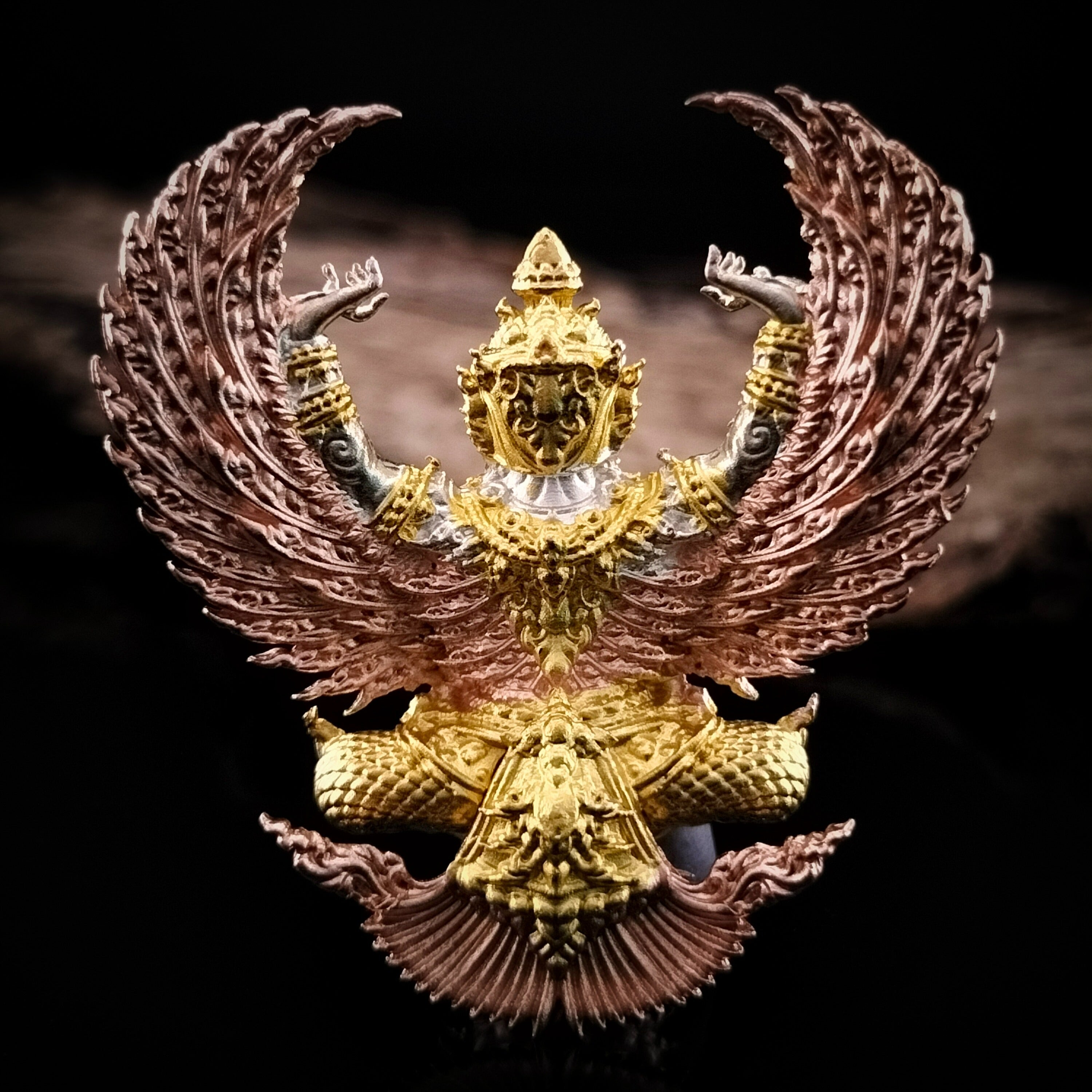 ✨ The Commander of Infinite Wealth: "Phaya Krut Thotsayan" Royal Garuda – Ruay Leua Lon Edition (Overflowing Prosperity) by Luang Pu Udom Sub (Ajarn Joy)