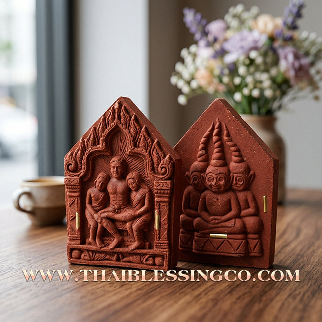 ✨ 🏹 The Crimson Commander: Sacred 'Red Charm Powder' Khunphaen Maha Mon Phaya Ngang Pa Cha Da by Achan Haritsa (2016 Masterpiece) – The Ultimate Magnet for Intense Romance, Explosive Trade, and Infinite Wealth 🏹 ✨