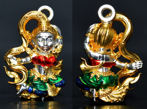 ✨ The Divine Phra Mae Thorani 'The Goddess of the Land' B.E. 2568 Sacred Thai Earth Mother Statuette for Absolute Prosperity, Victory Over Obstacles, and Financial Grounding by Phra Ajarn Danupon, Wat Huay Nae (Portable Miracle Size 1.5 x 2.1 cm)