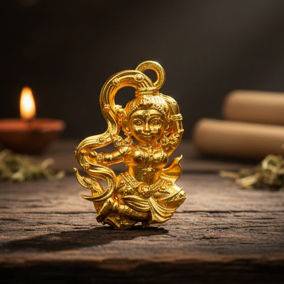 ✨ The Divine Phra Mae Thorani 'The Goddess of the Land' B.E. 2568 Sacred Thai Earth Mother Statuette for Absolute Prosperity, Victory Over Obstacles, and Financial Grounding by Phra Ajarn Danupon, Wat Huay Nae (Portable Miracle Size 1.5 x 2.1 cm)