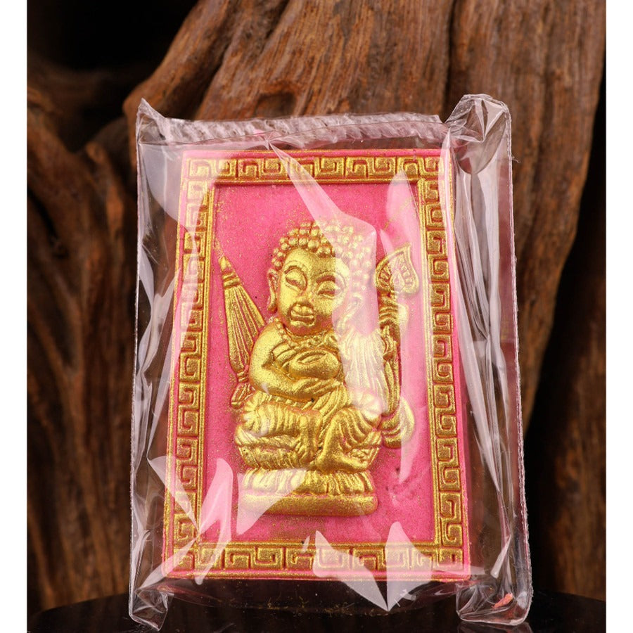 🌟 🌾 The Divine Provider: Phra Sivali Millionaire – The Lord of Eternal Fortune 🌾 Pink