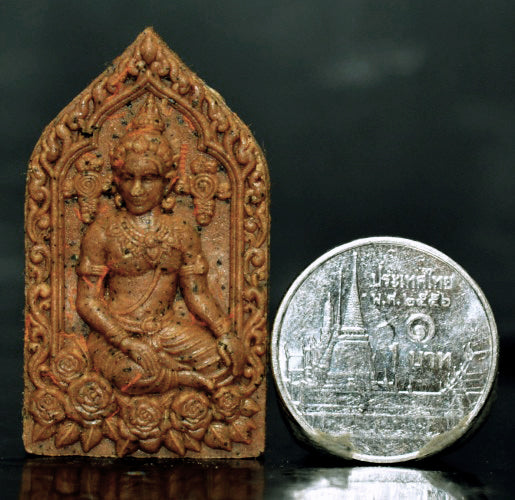✨ The Divine Union: "Theva Roy Rak" (100 Loves Deity) – Committee Limited Edition with "Mind-Swallowing" Silver Takrut & Sacred Robe Relics by Pho Kru Chandra (2025)