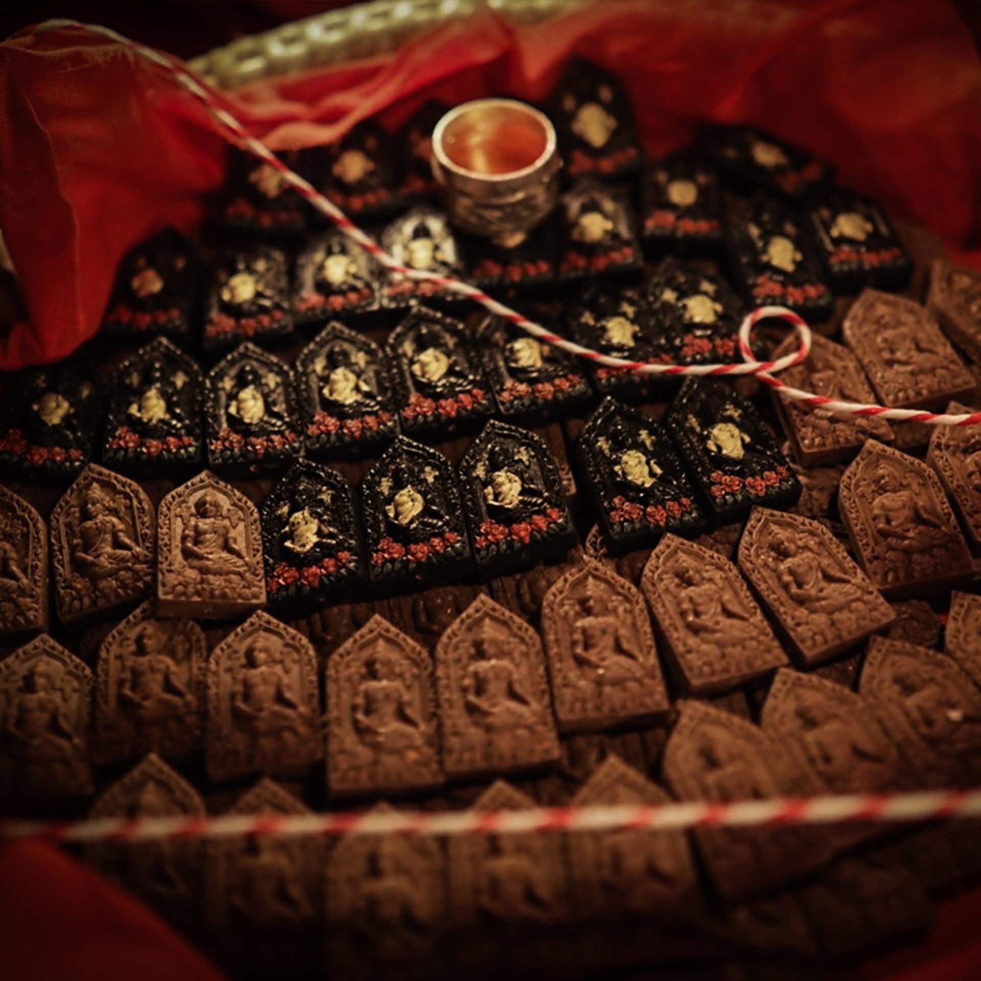 ✨ The Divine Union: "Theva Roy Rak" (100 Loves Deity) – Committee Limited Edition with "Mind-Swallowing" Silver Takrut & Sacred Robe Relics by Pho Kru Chandra (2025)