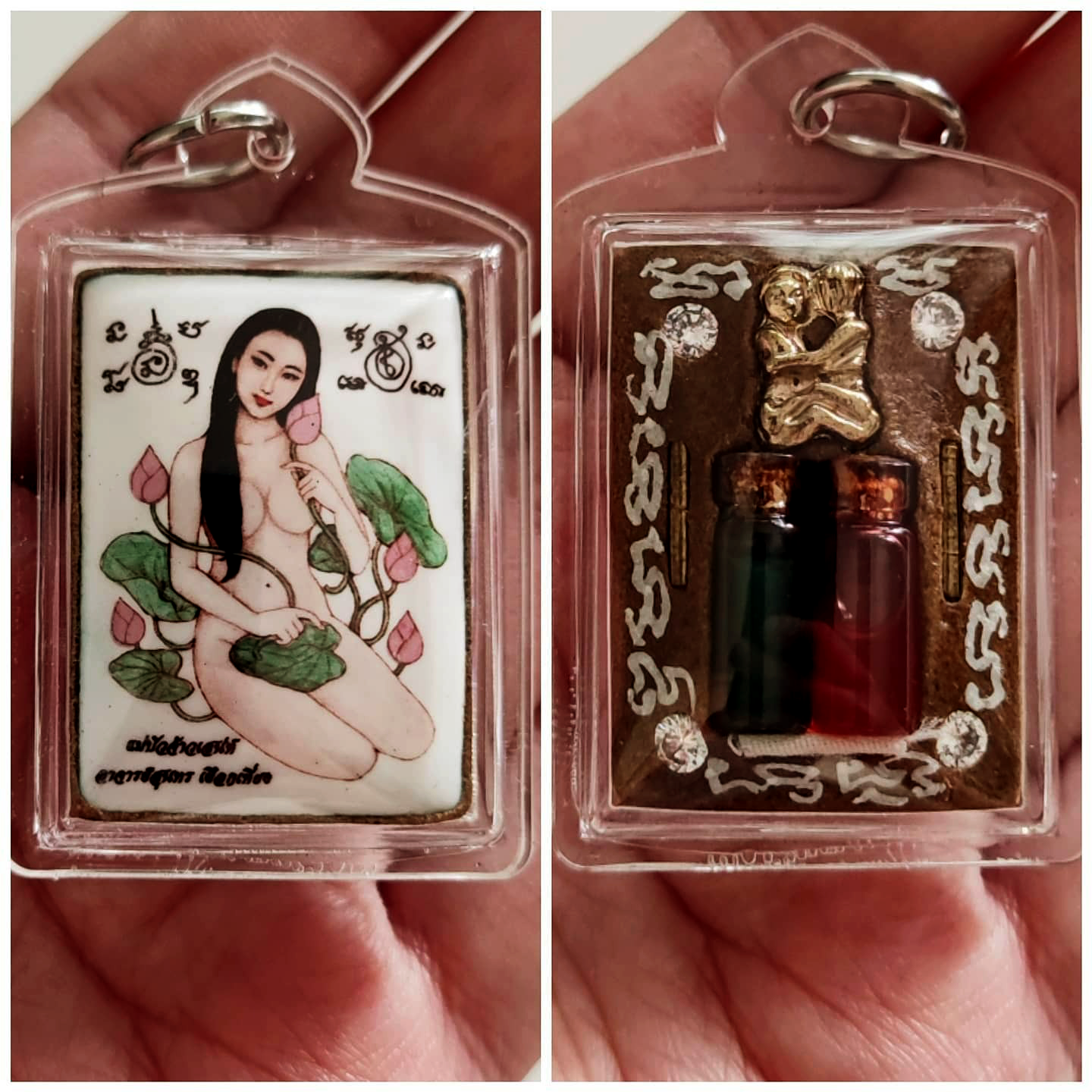 🪷 The Enchantress of the Lotus: Sacred Locket Mae Bua Bang Bai (Lotus Leaf Fairy) – Ongk Kroo White Edition by Ajarn Suntorn Phueak Tiang