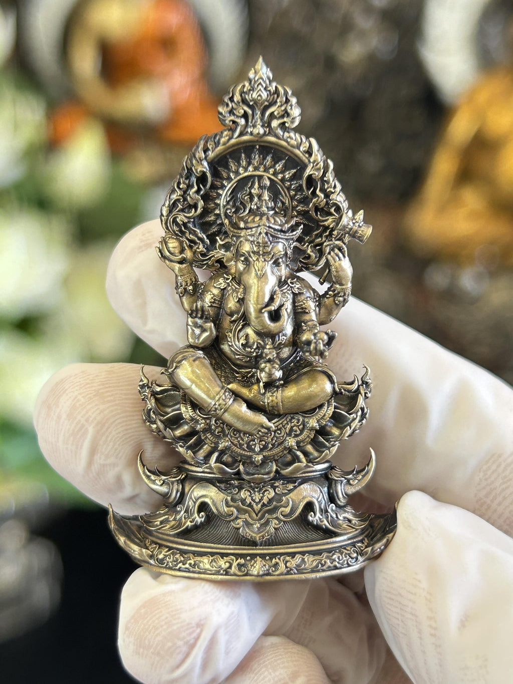 ✨ The Eternal Architect: Ganesha "Suk Samrit Nirun" Masterpiece – Satin Smoke Bronze Edition for Permanent Success, Wealth Stability & Obstacle Removal