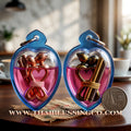 ✨ 💖 The Eternal Embrace: Sacred 'In-Koo Sud-Sawat' Golden Brass Love Charm in Moonlight-Consecrated 'Sao Long' Attraction Oil by Luang Ta Ruam (2018 Edition) – The Ultimate Soulmate Magnet, Business Charisma, and Irresistible Aura 💖 ✨
