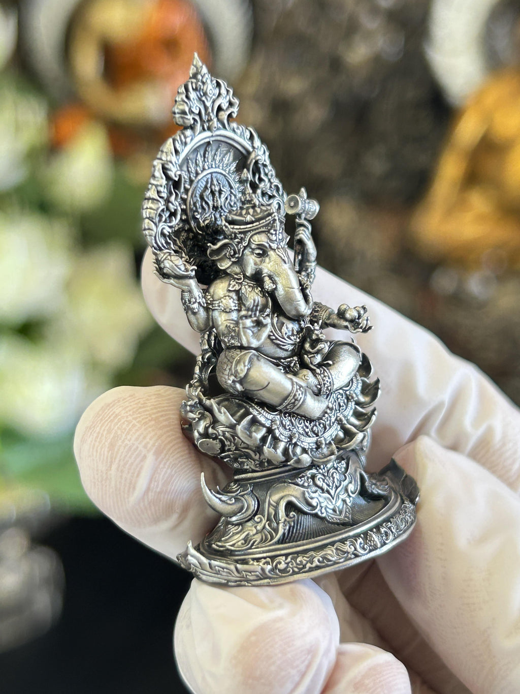 ✨ The Eternal Successor: Ganesha "Suk Samrit Nirun" Masterpiece – Solid Sterling Silver with Satin Finish for Infinite Prosperity & Obstacle Removal