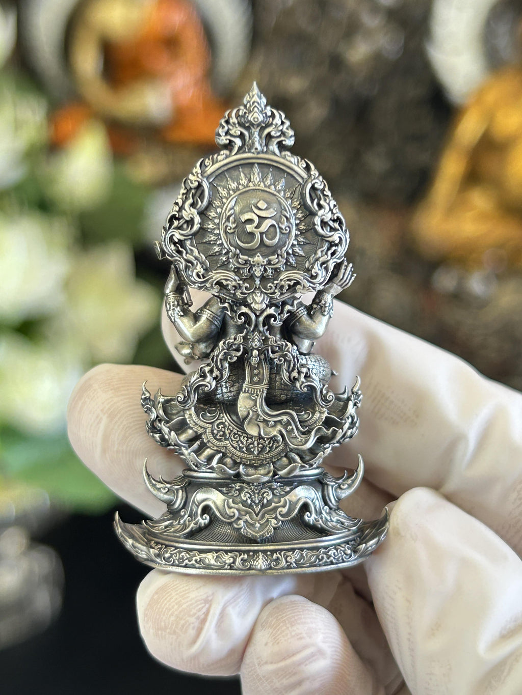 ✨ The Eternal Successor: Ganesha "Suk Samrit Nirun" Masterpiece – Solid Sterling Silver with Satin Finish for Infinite Prosperity & Obstacle Removal
