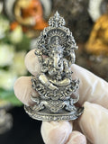 ✨ The Eternal Successor: Ganesha "Suk Samrit Nirun" Masterpiece – Solid Sterling Silver with Satin Finish for Infinite Prosperity & Obstacle Removal