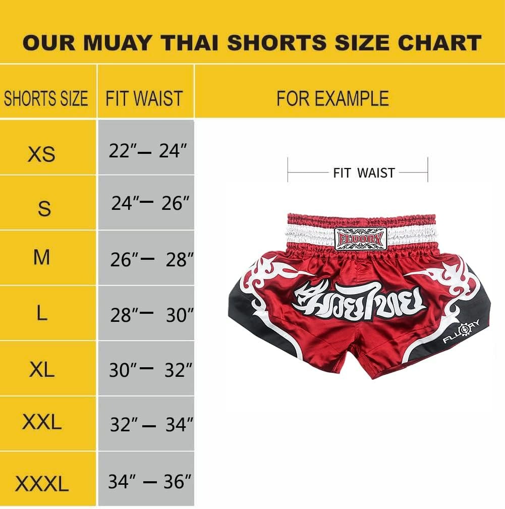 🏮 The FLUORY Elite Strike: Professional Muay Thai & Kickboxing Shorts – High-Performance Satin MMA Trunks for Competition and Combat Training, Unisex Design for Men, Women, and Kids (Yellow Muay Thai shorts)