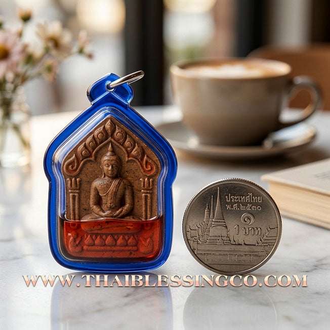 ✨ 🎭 The Golden Aura of Influence: Sacred 'Na Na Thong' Khun Phaen in Red Rooster Herb Oil by Luang Ta Ruam (2019 Edition) – The Ultimate Catalyst for Radiant Charisma, Billionaire Luck, and Seamless Negotiations 🎭 ✨