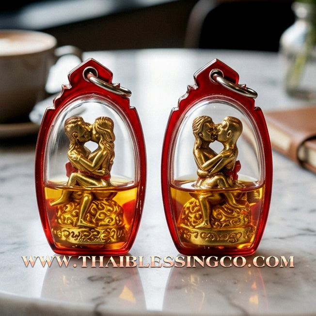 ✨ 🔗 The Golden Bond: Sacred 'Phaya In Khamluang' by Achan Nan Daeng (2017 Lanna Heritage) – The Ultimate Talisman for Irresistible Attraction, Soul-Binding Love, and Divine Mercy 🔗 ✨