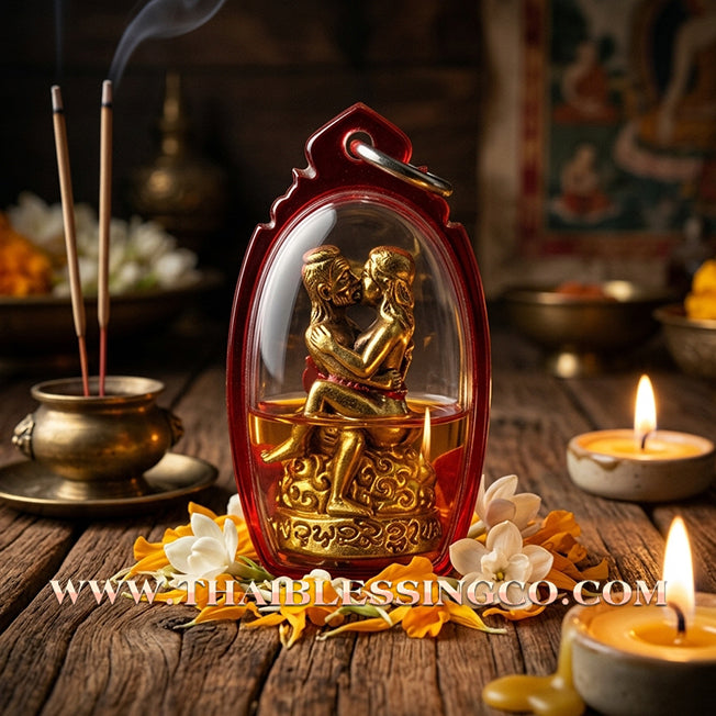 ✨ 🔗 The Golden Bond: Sacred 'Phaya In Khamluang' by Achan Nan Daeng (2017 Lanna Heritage) – The Ultimate Talisman for Irresistible Attraction, Soul-Binding Love, and Divine Mercy 🔗 ✨