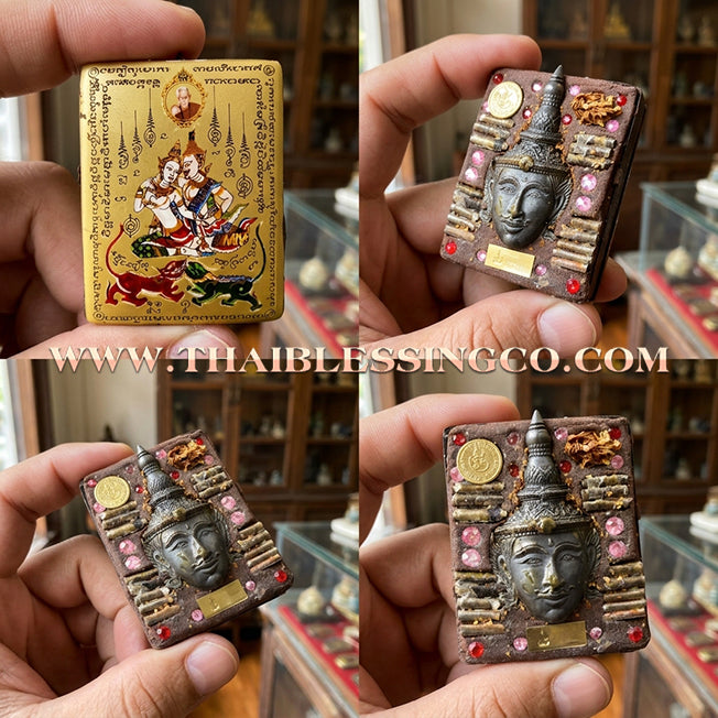 ✨ 👑 The Golden Emperor of Charisma: Royal 'Petch Payatorn' Gold-Aura Divine Locket by Luang Pu In (2011 Masterpiece Edition) – The Ultimate Sovereign Talisman for Infinite Power, Supreme Attraction, and Unstoppable Wealth 👑 ✨