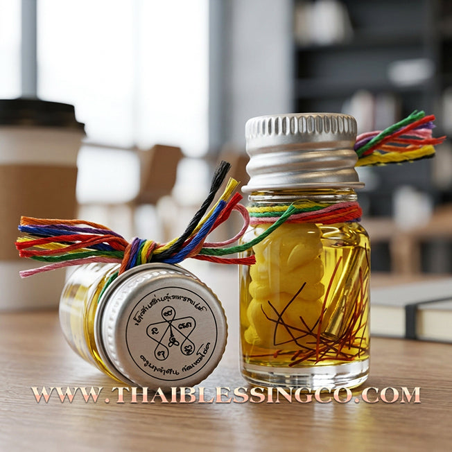 ✨ 💖 The Golden Nectar of Love: Sacred 'In-Koo Kham' Attraction Oil by Kruba Kamfan (Chiang Mai 2025 Edition) – The Ultimate Alchemy for Soulmate Attraction, Family Harmony, and Unstoppable Financial Flow 💖 ✨