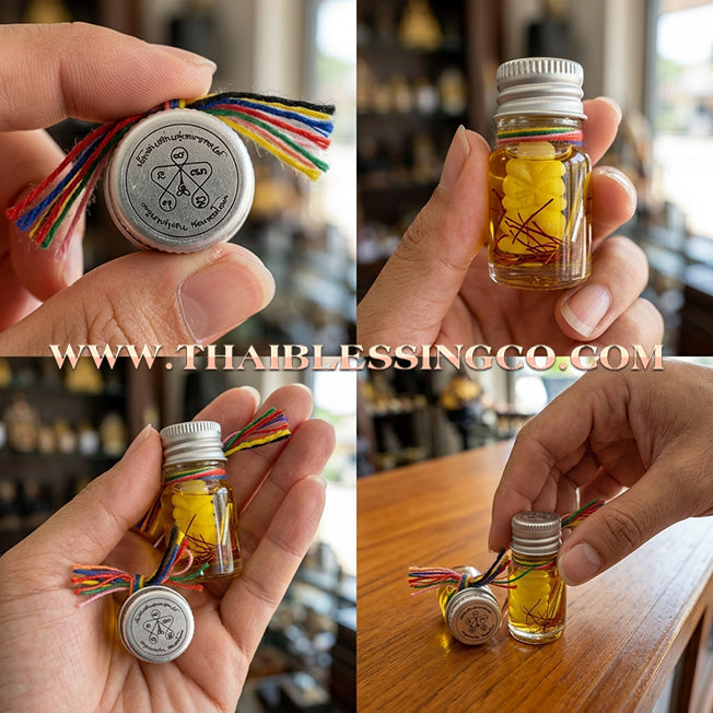 ✨ 💖 The Golden Nectar of Love: Sacred 'In-Koo Kham' Attraction Oil by Kruba Kamfan (Chiang Mai 2025 Edition) – The Ultimate Alchemy for Soulmate Attraction, Family Harmony, and Unstoppable Financial Flow 💖 ✨