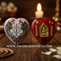 ✨ The Golden Peacock Empress Sovereign Locket: Infused with Sacred Attraction Oil by Arjan Kiew Teptong – Authentic Thai Mystical Talisman for Supreme Charisma, Prosperity, and Elite Business Luck ✨