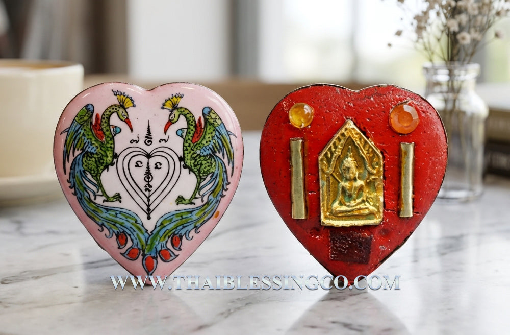 ✨ The Golden Peacock Empress Sovereign Locket: Infused with Sacred Attraction Oil by Arjan Kiew Teptong – Authentic Thai Mystical Talisman for Supreme Charisma, Prosperity, and Elite Business Luck ✨