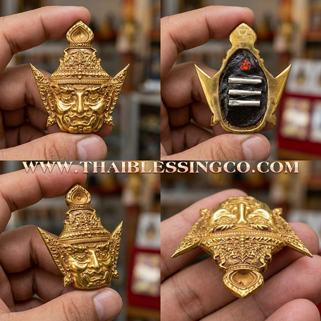 ✨ 🧘‍♂️ The Golden Sage of Prosperity: Sacred 'Alms-Bowl Gold' Ruesi Narot Head by Luang Pu Buapa (2015 Edition) – The Ultimate Guardian for Flourishing Trade, Universal Mercy, and Divine Shielding 🧘‍♂️ ✨