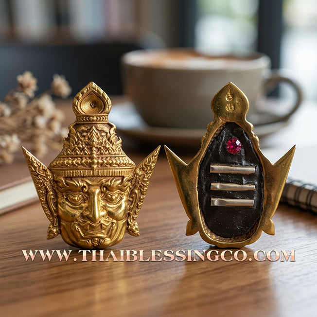✨ 🧘‍♂️ The Golden Sage of Prosperity: Sacred 'Alms-Bowl Gold' Ruesi Narot Head by Luang Pu Buapa (2015 Edition) – The Ultimate Guardian for Flourishing Trade, Universal Mercy, and Divine Shielding 🧘‍♂️ ✨