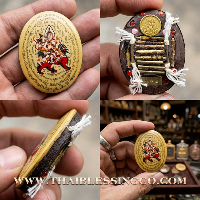 ✨ 👑 The Golden Sovereign of Attraction: Premium 'Petch Payatorn' Gold-Aura Locket by Luang Pu In (2015 Masterpiece) – The Ultimate Talisman for Royal Charisma, Irresistible Magnetism, and Infinite Popularity 👑 ✨