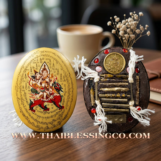 ✨ 👑 The Golden Sovereign of Attraction: Premium 'Petch Payatorn' Gold-Aura Locket by Luang Pu In (2015 Masterpiece) – The Ultimate Talisman for Royal Charisma, Irresistible Magnetism, and Infinite Popularity 👑 ✨