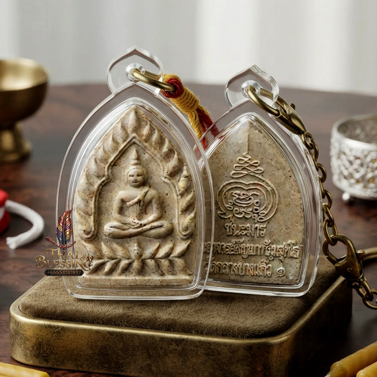 ✨ [The Heir to the Legendary "Bia Kae" Mastery] Sacred "Chao Sua Ruay Sap" (Wealthy Merchant of Abundant Fortune) – Sacred Holy Powder – Master-Blessed by Phra Ajarn Sanya, Wat Klang Bang Kaeo (2014)