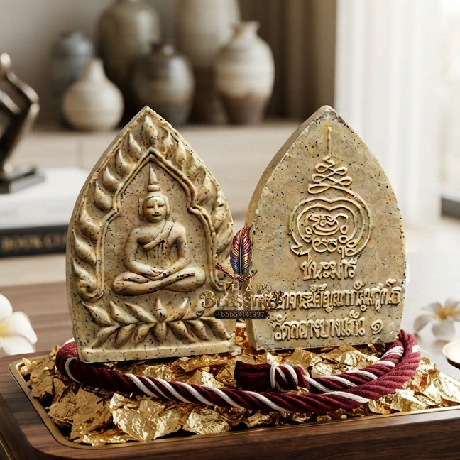 ✨ [The Heir to the Legendary "Bia Kae" Mastery] Sacred "Chao Sua Ruay Sap" (Wealthy Merchant of Abundant Fortune) – Sacred Holy Powder – Master-Blessed by Phra Ajarn Sanya, Wat Klang Bang Kaeo (2014)