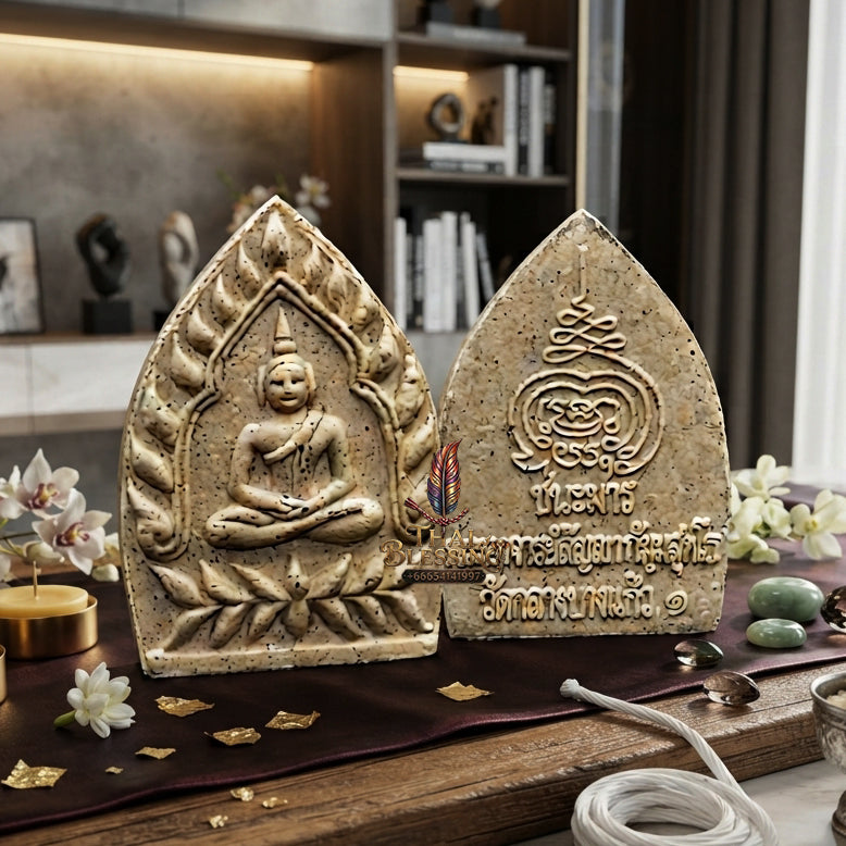 ✨ [The Heir to the Legendary "Bia Kae" Mastery] Sacred "Chao Sua Ruay Sap" (Wealthy Merchant of Abundant Fortune) – Sacred Holy Powder – Master-Blessed by Phra Ajarn Sanya, Wat Klang Bang Kaeo (2014)