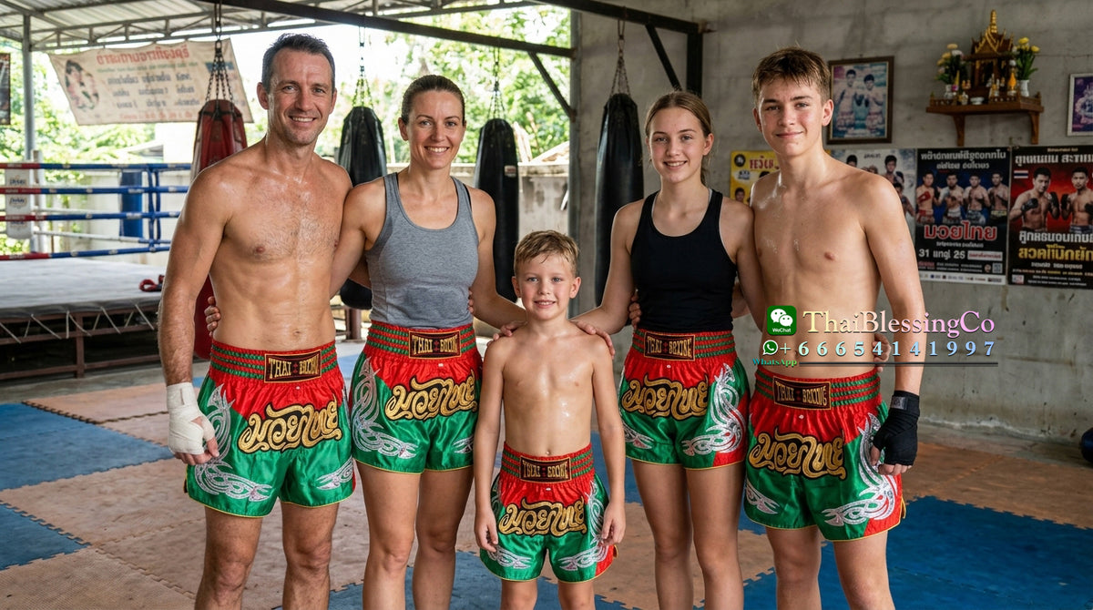🥊 The Heritage Elite: Authentic Premium Satin Muay Thai Shorts – Ultra-Soft High-Gloss Boxing Trunks, Handcrafted Multi-Size Elastic Waistband, Factory-Direct Export Grade for Adults and Kids (Green and red Muay Thai shorts)