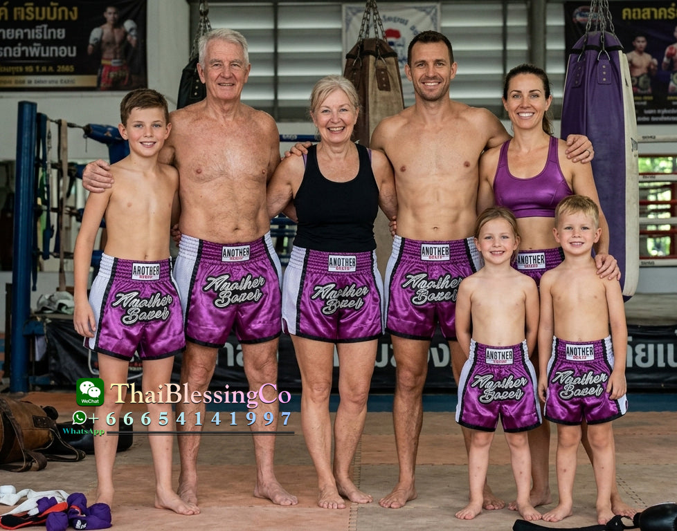 🥊 The Heritage Elite: Authentic Premium Satin Muay Thai Shorts – Ultra-Soft High-Gloss Boxing Trunks, Handcrafted Multi-Size Elastic Waistband, Factory-Direct Export Grade for Adults and Kids (Purple Muay Thai shorts