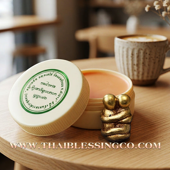 ✨ 🍯 The Honeyed Tongue: Sacred 'In-Koo' Charm & 'Maha Metta' Wax by Kruba Yat (2021 Lanna Tradition) – The Ultimate Alchemy for Captivating Speech, Sweet Success, and Soulmate Attraction 🍯 ✨