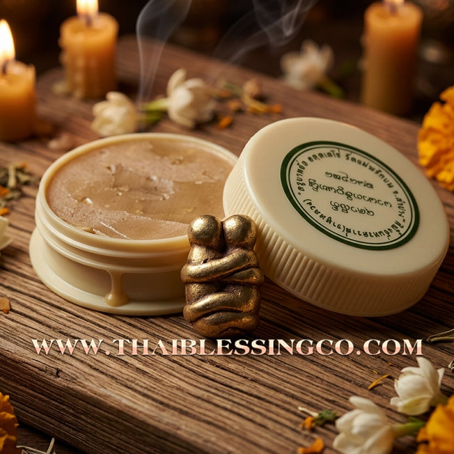 ✨ 🍯 The Honeyed Tongue: Sacred 'In-Koo' Charm & 'Maha Metta' Wax by Kruba Yat (2021 Lanna Tradition) – The Ultimate Alchemy for Captivating Speech, Sweet Success, and Soulmate Attraction 🍯 ✨