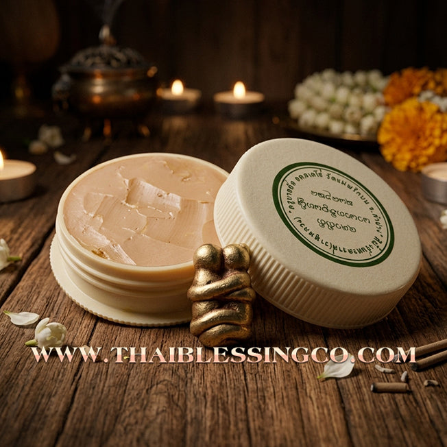 ✨ 🍯 The Honeyed Tongue: Sacred 'In-Koo' Charm & 'Maha Metta' Wax by Kruba Yat (2021 Lanna Tradition) – The Ultimate Alchemy for Captivating Speech, Sweet Success, and Soulmate Attraction 🍯 ✨