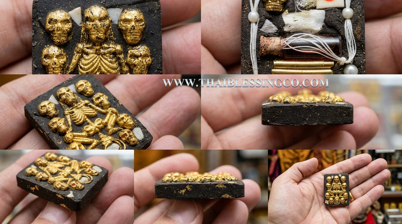 ✨ The Immortal Hoeng Prai Golden Soul Master Edition: Consecrated Necromantic Astral Guardian by Arjan Boonrod Kum Bang Phrai (2017) – Authentic Thai Occult Talisman for Gambling Luck, Extreme Competitive Advantage, and Supernatural Wealth Magnetism ✨